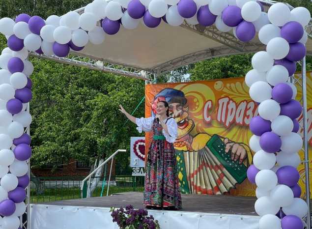 Марта Серебрякова выступила на Дне села